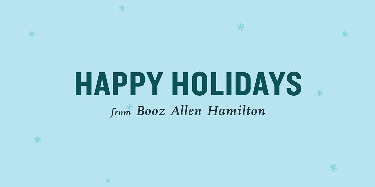 Booz Allen Holiday Card 2020